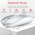 Type-C Wireless Mouse Computer Bluetooth Mouse Silent PC Mause Rechargeable Ergonomic Mouse 2.4G USB Optical Mice For Laptop PC.