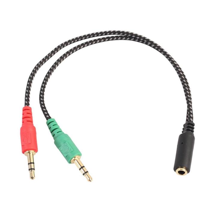 2Pcs%203.5mm%20Stereo%20Jack%201%20Female%20to%202%20Male%20Y%20Splitter%20Cable%20Headphone%20Microphone%20Plug%20Audio%20AUX%20to%20AU%20-%20Image%204