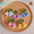 Hand-woven Pendants 2 Pcs Flores Convallariae Knitted Contrast Color Soft Fabric Diy Material Shoulder Bag Schoolbag Decor Car Interior Pendant Schoolbag Pendants. 