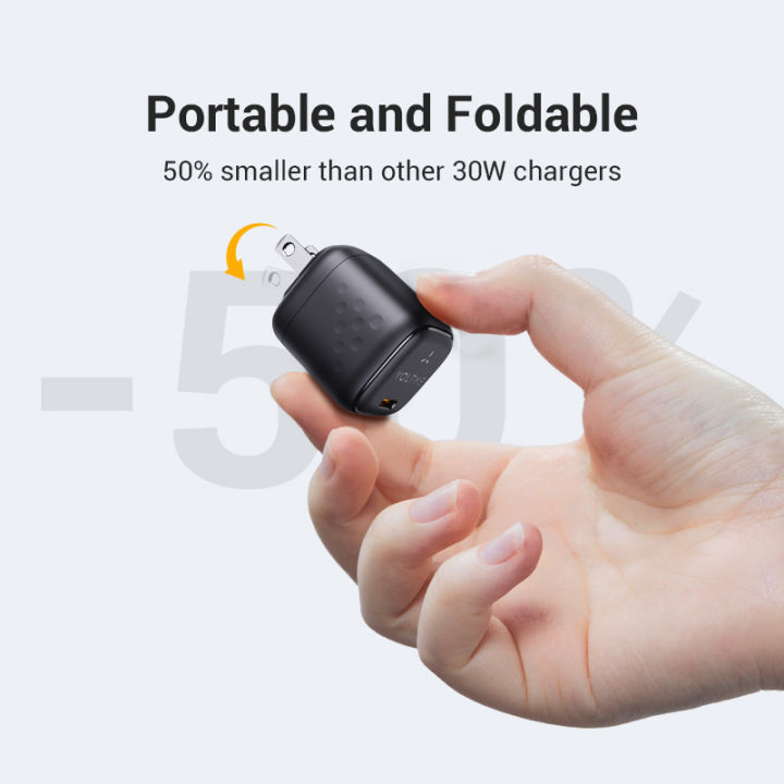 VOLTME%20Revo%2030%20Mini%202%20Wall%20Charger,%2030W%20GaN%20III%20Fast%20Charging,%20Type-C%20PD%203.0,%20PPS,%20Compact%20Power%20Adapter%20for%20iPhone,%20Samsung%20&%20Pixel%20-%20Image%205