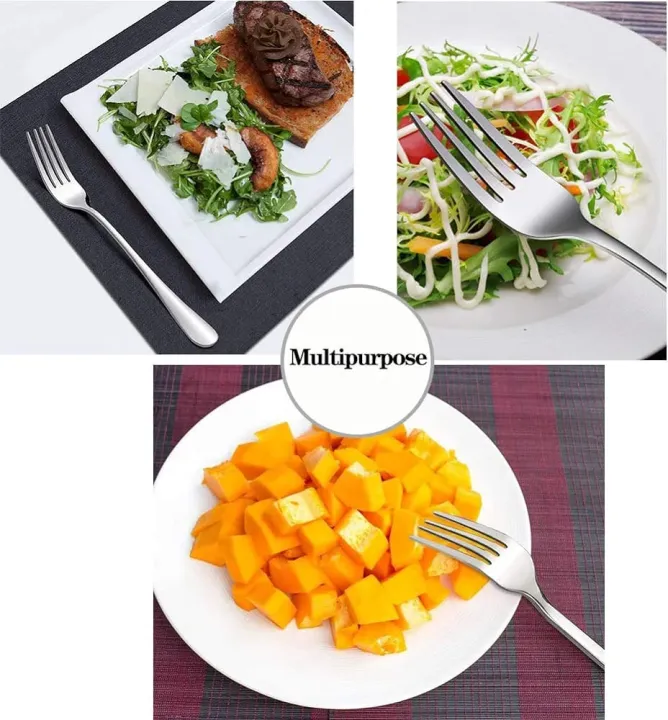 6pcs%20Stainless%20Steel%20Spoons%20Mini%20Coffee%20fork%20spoon%2015cm%20-%20Image%204