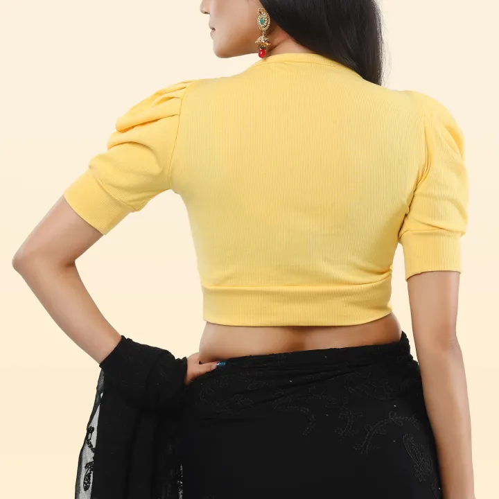 half%20sleeve%20ghoti%20hata%20crop%20top%20blouse%20for%20fashionable%20girls%20-%20Image%204