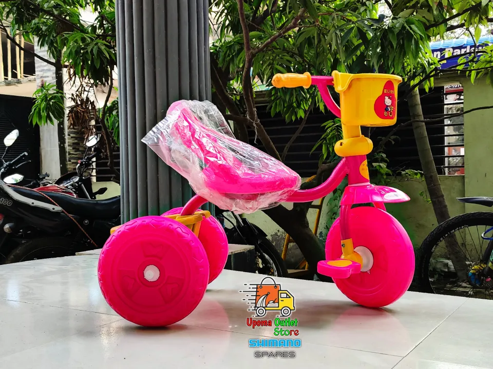 Baby Tricycle Red /Pink/ Orange {Random Colour} Available For Baby