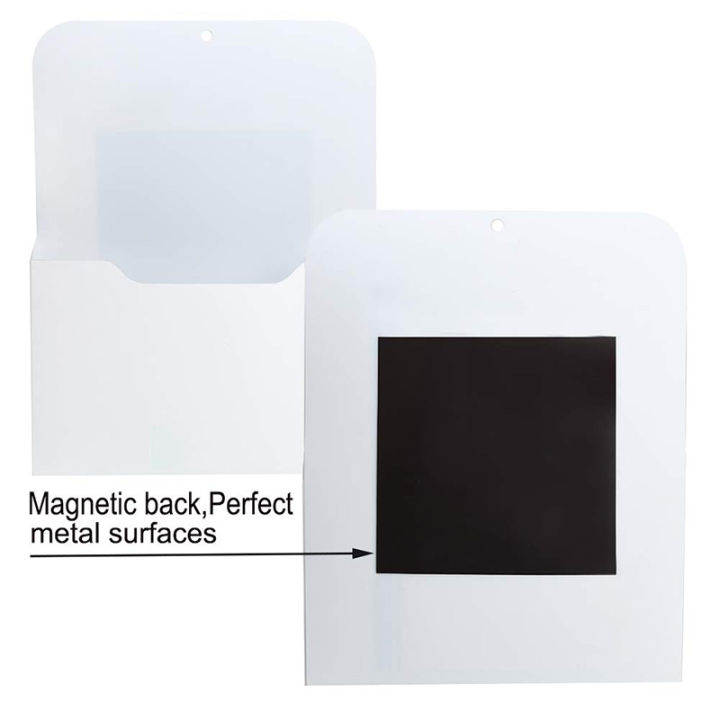 2%20Pack%20Magnetic%20File%20Holder%20-%20Paper%20Holder,%20Pocket%20Organizer,Hanging%20Wall%20File%20Organizer%20Office%20Supplies%20Storage,%20Magazine%20Mail%20Organizer%20Case%20for%20Notebooks,Planners,Letter%20-%20Image%204
