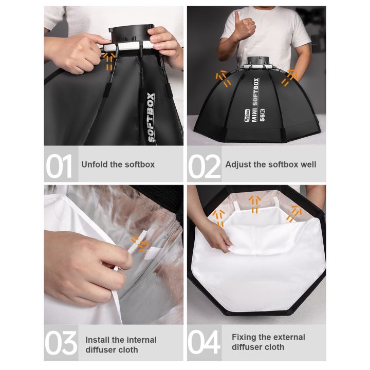 YnBox%2055K%2055cm/22in%20Octagon%20Photography%20Softbox%20with%20Bowens%20Mount%20Removeable%20Diffuser%20Carrying%20Bag%20-%20Image%208
