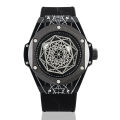 Ins web red universe big bang tattoo spider web watch male student Tiktok night light waterproof quartz watch male fashion.