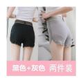 pants women's summer anti-walking plus size outside wearing safety pants, fat mm leggings, lace thin loose three-point shorts.