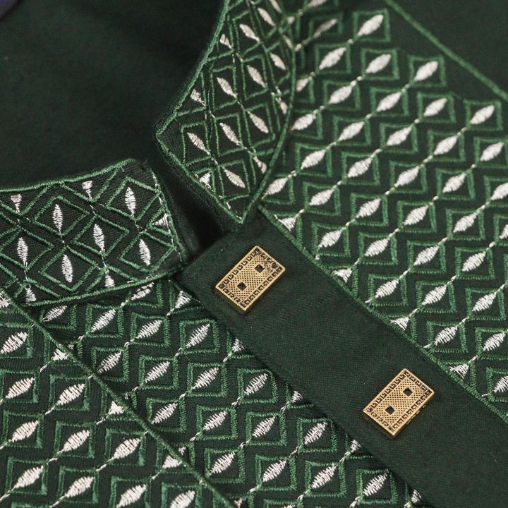 Turquoise Embroidered P002 Fit Panjabi Basic Panjabi for Men  New Collection