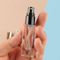 mini Perfume Spray Bottle refillable glass vial 6ml Glass Atomizer square sample bottle Cosmetic Bottle for cosmetic travel.