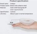Silicone Shell Shape Wearable Milk Collector 2-Pcs – Breast Milk Collector for New Moms by Baby Earth. 