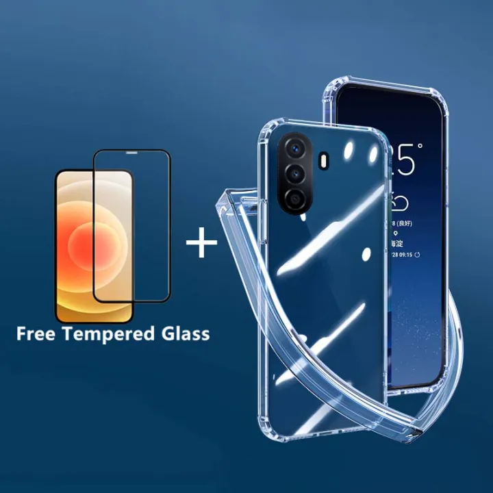For%20Huawei%20Nova%20Y71%20Y70%20Case%20Clear%20Shockproof%20Silicone%20+%20Tempered%20Glass%20Screen%20Protector%20Film%20For%20Huawei%20Nova%20Y71%20Y70%20Back%20Cover%20-%20Image%203