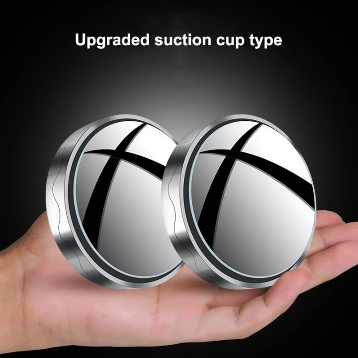 2Pcs%20Suction%20Cup%20Car%20Blind%20Spot%20Rear%20View%20Mirror%20Adjustable%20360%20Degree%20Wide%20Angle%20Small%20Round%20Mirror%20Waterproof%20Car%20Reverse%20Auxiliary%20Rearview%20Convex%20Mirror%20-%20Image%204