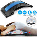 Back Stretcher Lumbar Stretching Device with 3 Adjustable Settings Lumbar Back Pain Relief Device for Upper and Lower Back Pain Color. 