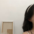 Korea Dongdaemun pearl headband French court vintage celebrity simple headband temperament fashion hair accessories female wholesale.