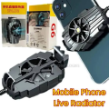 Mobile Phone Cooler G-6 live radiator Phone Cooler G-6  for Gaming Fast Running Noiseless Mobile Phone Cooling Fan for Live Streaming PUBG TikTok Outdoor Vlog. 