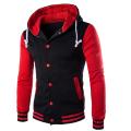 Spring Autumn Men's Hoodies Jacket Boy Baseball Hoodies Coat Fashion Streetwear Slim College Varsity Brand Stylish Veste Homme. 