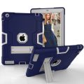 For Apple iPad 2 3 4 A1458 A1459 A1460 A1416 A1397 Case Shockproof Kids Safe PC Silicon Hybrid Stand Full Body  Cover. 