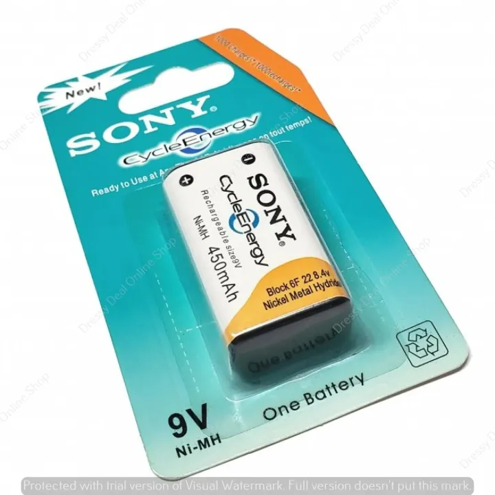 Sony%20cycle%20Energy%209V%20rechargeable%20battery%20450mAh%20-%20Image%202
