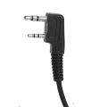 Earpiece Cable Two-Way Radio Headset Connector K Head Military Adapter.
