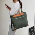 Bag crossbody canvas tote new fashion ladies korean handbag casual commuter shoulder bag women's big bag ins. 