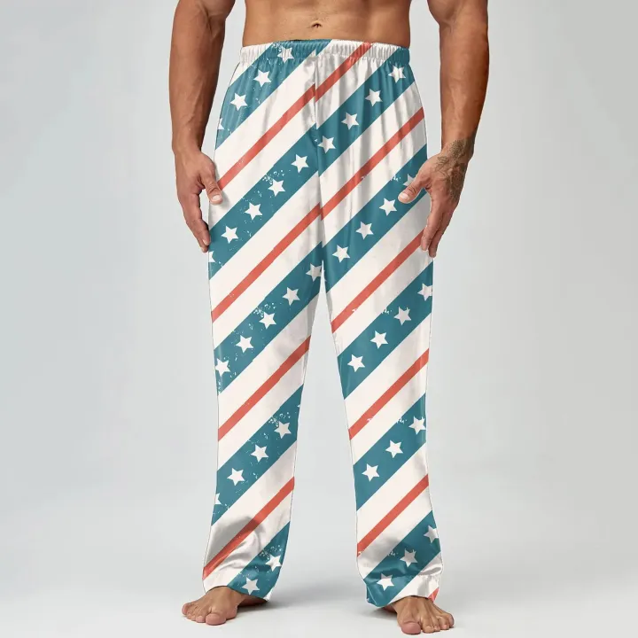 L%20Fluff%20Yeah%20Slide%20Chinos%20Men%206%20Foam%20Men%20Spring%20Summer%20Independence%20Day%20Print%20Pajama%20Pants%20Long%20Pants%20Casual%20Pants%20-%20Image%204