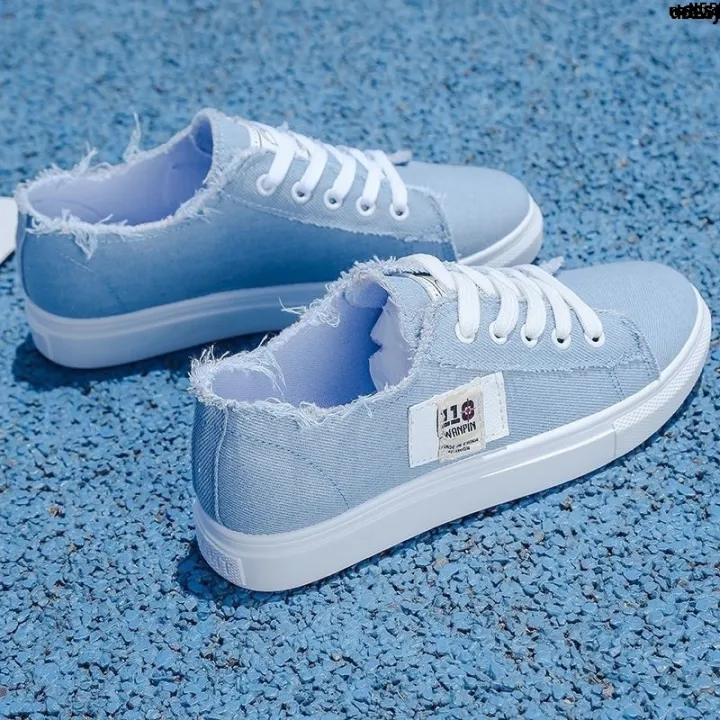 New%20Korean%20Style%20Women's%20White%20Shoes%20%EF%B9%A4%20Flat%20Bottom%20*%20Lazy%20People%20without%20Students%20%EF%B8%B8%20Canvas%20Shoes%20%EF%B9%95%EF%B9%82%20Spring%20and%20Summer%20#%EF%B9%8F%20Half%20Back%20Slip-on%20%C2%B7%20-%20Image%205