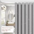 Durable Wardrobe Pipe Curtain Hanging Rail Rod End Support U-Shaped Rod Bracket Portable Stainless Steel Closet Rod Support. 