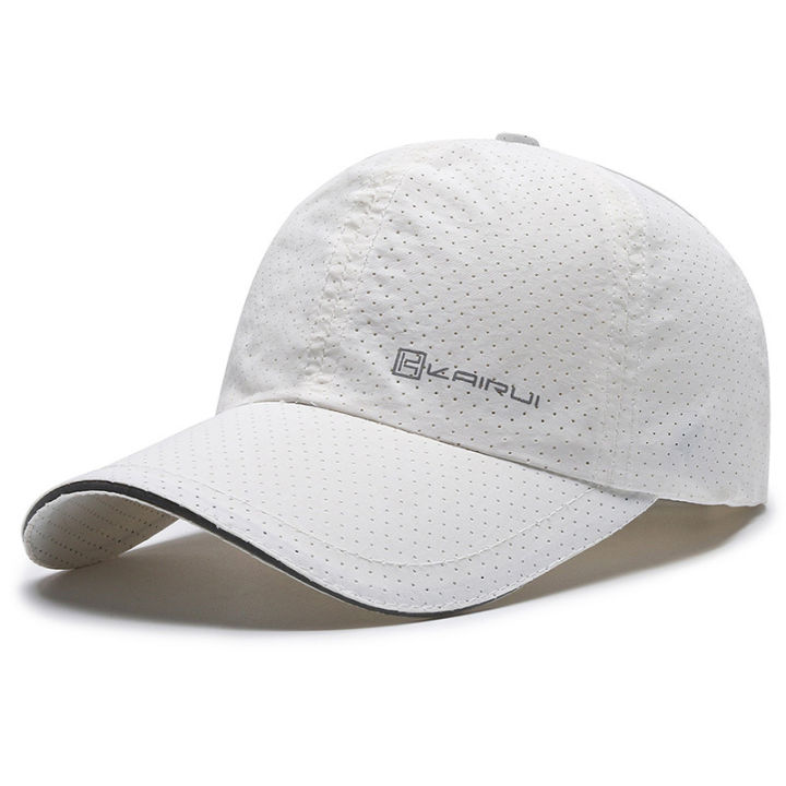Reflective%20Design%20Running%20Quick-Drying%20Cap%20Baseball%20Cap%20Men's%20Mesh%20Breathable%20Sun%20Hat%20Outdoor%20Sun%20Hat%20Brim%20Peaked%20Cap%20-%20Image%204
