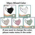 5D KN95 Face Mask 5 Layer FPP2 Approved FPP2 Adult Protective KN95 Certified 10-100PCS FFP2mask KN 95 Filter. 