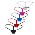 5Pcs Womens Low Waist Thong T Pants Underwear Panties Micro Mini G-String Lingerie Panty. 