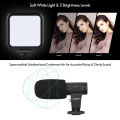 Jumpflash KIT-04LM Vlogging Kit Smartphone Video Rig Kit Includes 1 LED Light 1 Tripod 1 Microphone 1 Phone Holder 1 Re-mote Control for Photography Recording.