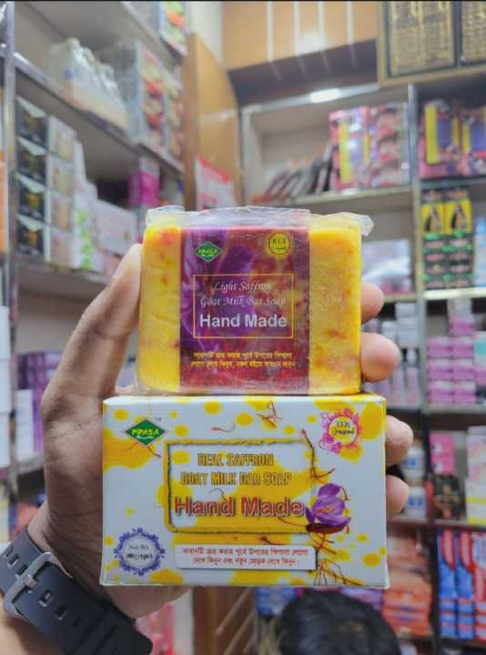 pipasa%20real%20saffron%20handmade%20goat%20milk%20soap%2090gm%20-%20Image%203