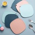 Food Grade TRP Tableware Mat Anti-Scalding Heat Resistant Placemat Tray, Spoon, Glass Pad Coaster Kitchen Accessories. 