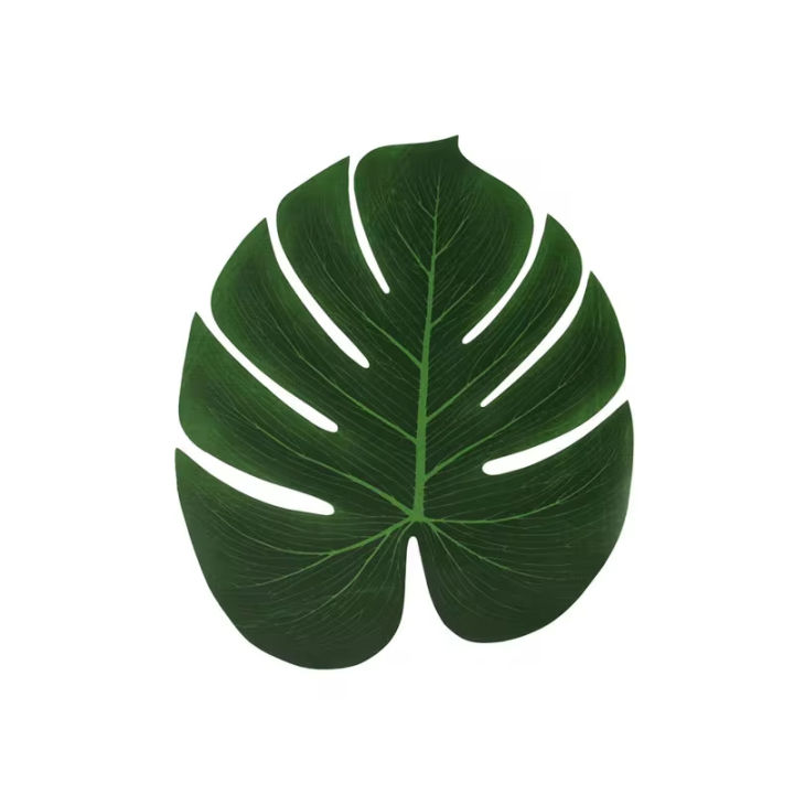 12pcs%20Artificial%20Tropical%20Palm%20Leaves%20for%20Hawaiian%20Summer%20Luau%20Jungle%20Party%20Decoration%20Wedding%20Party%20Table%20Runner%20Placemat%20Leaf%20-%20Image%207