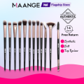 Maange 12Pcs Eye Makeup Brushes Set: Your Eyeshadow Artistry Essentials. 