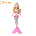 36cm Glowing Mermaid Princess Doll Toy With Music Girls Play House Toy For Birthday Gifts. 