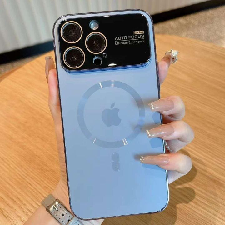 For%20iPhone%2012%20Pro%20Max%20-%20AUTO%20FOCUS%20Magsafe%20Magnetic%20Wireless%20Charging%20With%20Large%20Window%20in%20Machine%20Color%20With%20Electroplating%20Frame%20Phone%20Case%20Back%20Cover%20-%20Image%205