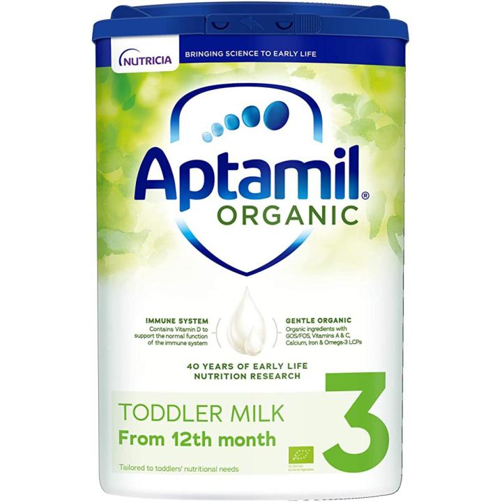 Aptamil Organic 3 Toddler Baby Milk Powder Formula, from 1 Year, 800 g