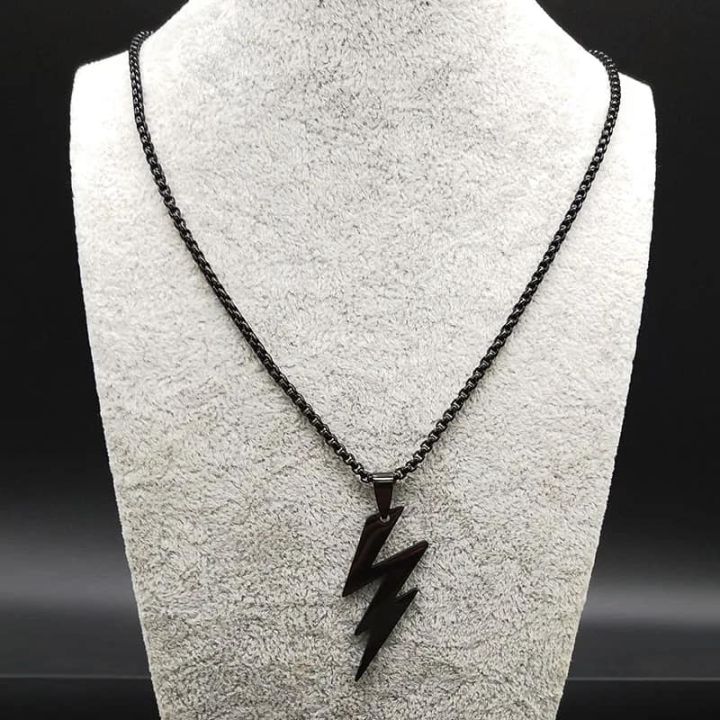 Men%20Lightning%20Bolts%20%20Pendants%20Silver%20Color%20Stainless%20Steel%20Link%20Chain%20Fashion%20Jewelry%20Chain%20For%20Men/Gift%20for%20Men/Boys%20-%20Image%206