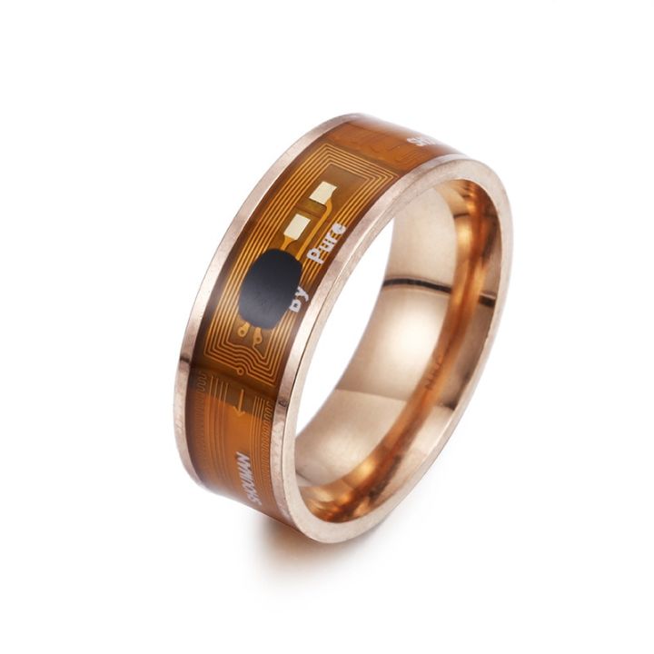 Fashionable%20NFC%20Smart%20Waterproof%20Men%20Ring%20With%20Function%20Couple%20Stainless%20Steel%20High-tech%20Jewelry%20Suitable%20For%20Android%20And%20IPhone%20-%20Image%202