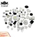 Carat Headwear Making Beads Bear Mixing Style Transparent Loose Beads. 