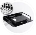 Multimedia Wall Shelf  router stand  for AV Device, Floating Metal Shelves for Router, Cable Boxes, DVD/Blu-Ray Players, Game Console, Decoder, Projector. 