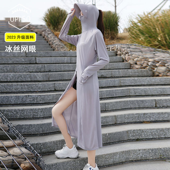 Ice%20Silk%20Sun%20Protection%20Clothing%20Women's%20Long2023Summer%20New%20Thin%20Full%20Body%20Uv%20Protection%20Loose%20Hooded%20Breathable%20Sun%20Protection%20Clothing%20-%20Image%209