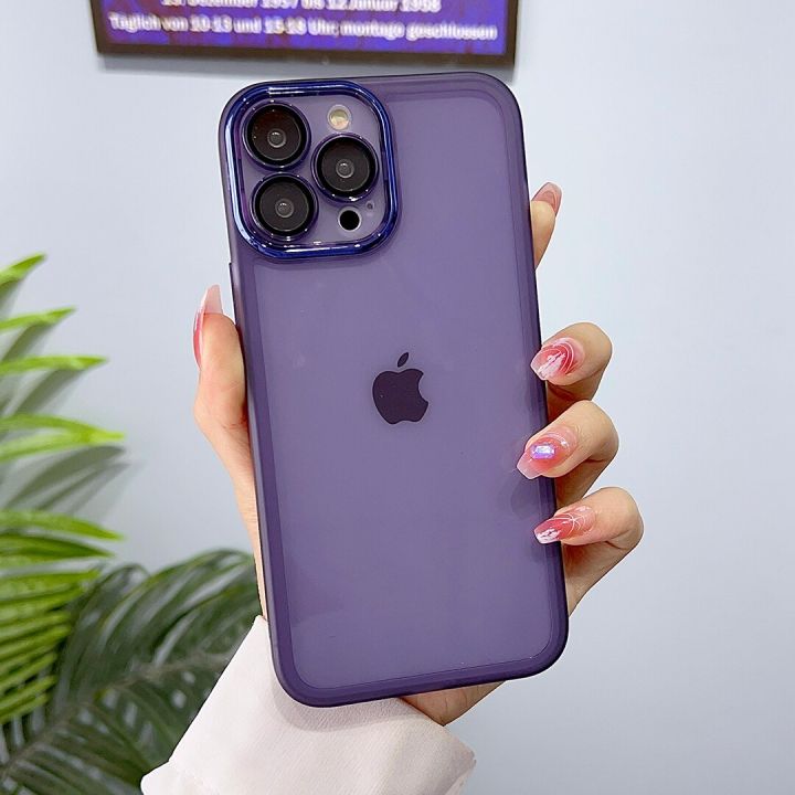 for%20iPhone%2014%2013%2012%2011%20Pro%20Max%20Plus%20Mini%20X%20XR%20SE%207%208%20Case%20Lens%20Film%20Camera%20Plating%20Frame%20Clear%20Soft%20Anti-fall%20Cover%20Shell%20Fundas%20-%20Image%207