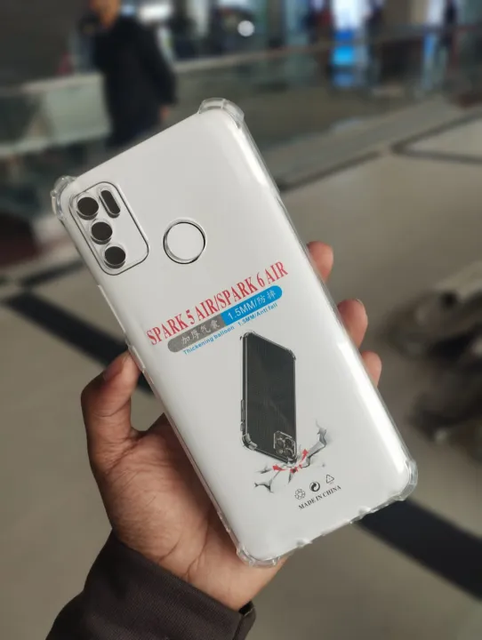 For%20Tecno%20Spark%206%20Air/Tecno%20Spark%205%20Air%20Back%20Cover%20Crystal%20Clear%20Bumper%20Transparent%20Case%20Back%20Cover%20-%20Image%204