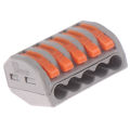 2/3/4/5/8 Way Reusable Spring Lever Terminal Block Electric Cable Wire Connector Encounter.