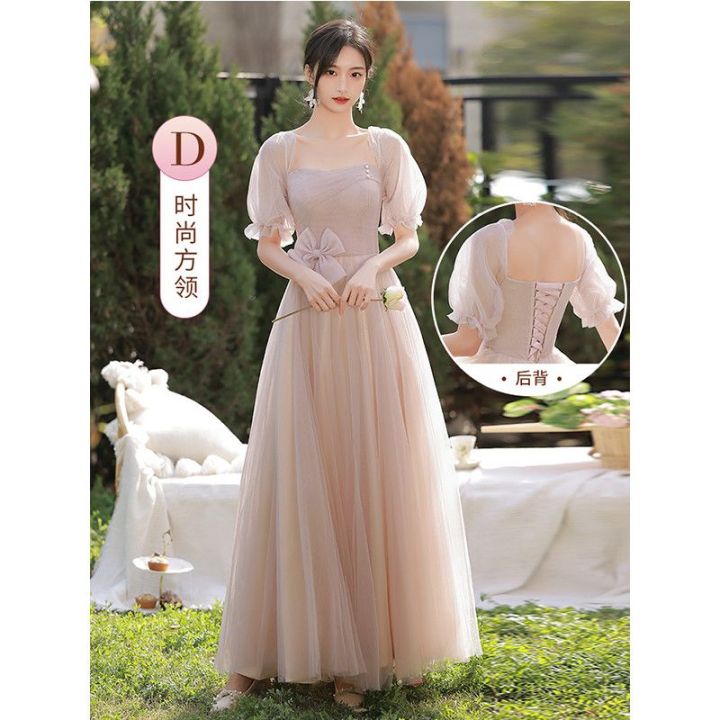 Bridesmaid%20Dress2023New%20Niche%20High%20Sense%20Summer%20Wedding%20Fairy%20Female%20Friends%20Sisters%20Group%20Dress%20Women's%20Long%20Slimming%20Dress%20-%20Image%206