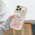 Cute Cartoon Hello Kitty Sliding Door Camera Protector Phone Case for Iphone 11 12 13 14 15 Pro Max Soft Anti-fall Protect Cover. 