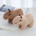 Cute Capybara Plush Toy Key Chain 12cm Stuffed Animals Keychain Bag Key Ring Pendant Car Key Accessories.