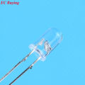 5mm White LED Diode Lights - [Ultra Bright] Clear Transparent DC 3V 20mA Emitting Diodes LEDs Bulb 500Ps. 